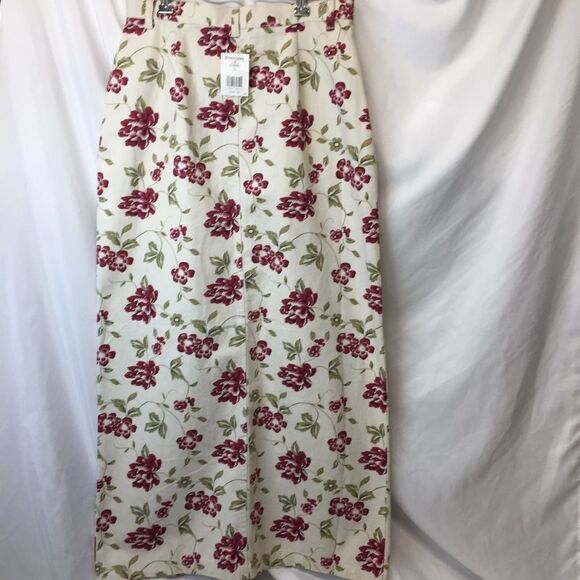 Briercreek Skirt Floral Print Full Length Size 10 - Picture 1 of 8